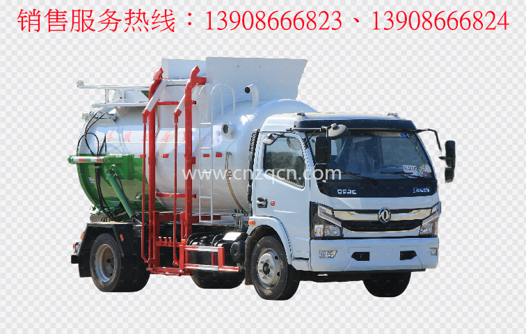 東風大多利卡餐廚垃圾車(圓罐)