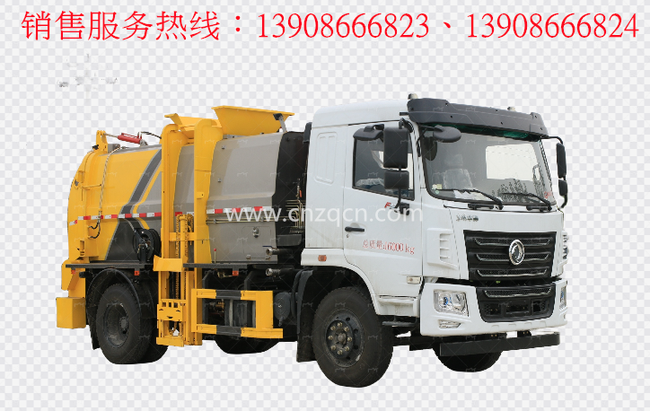 東風華神餐廚垃圾車(方罐)