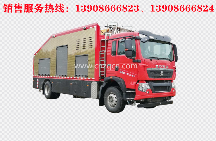 重汽豪沃單橋大流量排水搶險車