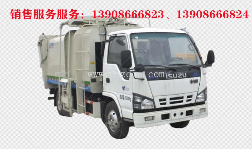 慶鈴五十鈴側裝掛桶垃圾車