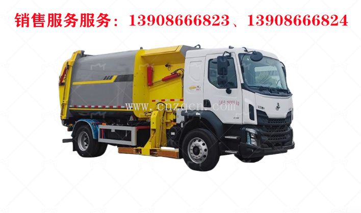 東風柳汽側裝掛桶垃圾車